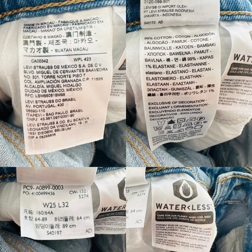 Levi's Premium 70's High Rise Flare Jeans - Picture 9 of 11